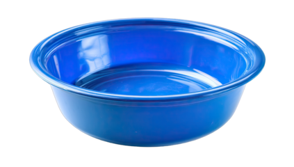 Blue Plastic Bowl