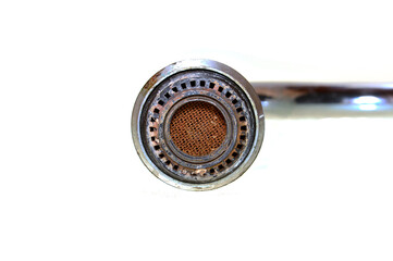 water tap isolated on white background