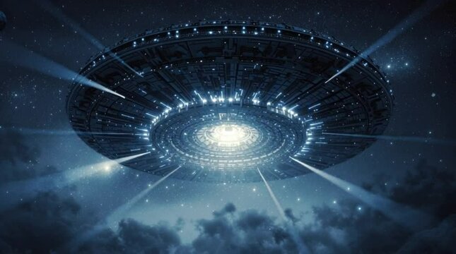 Spiritual Light Approaches from Deep Space, 4K Cosmic Vision