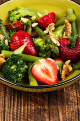 Delicious vegan salad