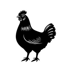 Chicken Vector Silhouette