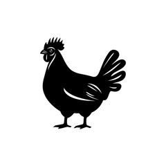 Chicken Vector Silhouette