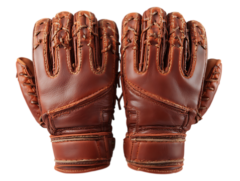 Wicket-Keeping Gloves in Clean White Studio