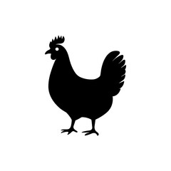 Chicken Vector Silhouette