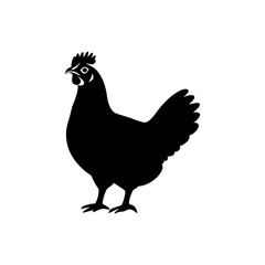 Chicken Vector Silhouette