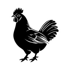 Chicken Vector Silhouette