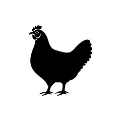 Chicken Vector Silhouette