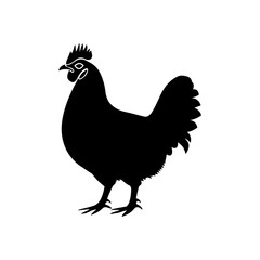 Chicken Vector Silhouette