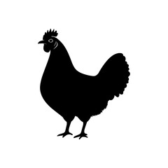 Chicken Vector Silhouette