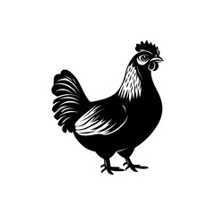 Chicken Vector Silhouette
