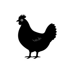 Chicken Vector Silhouette