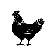 Chicken Vector Silhouette