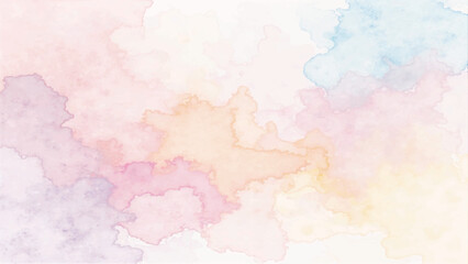 various watercolors background