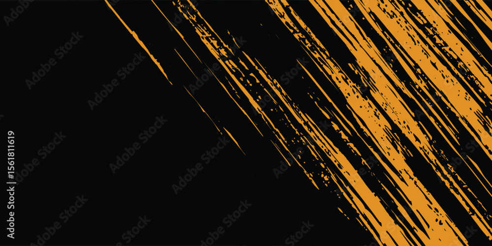 Poster dots halftone orange and black color pattern gradient grunge texture background. dots pop art comics