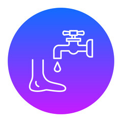 Washing Foot Icon