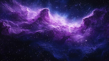 Beautiful space background with bright stellar formations. Abstract starry night sky with a colorful nebula.
