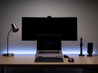 projector screen on the table