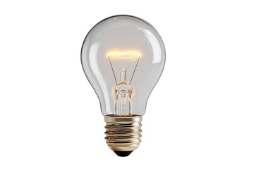 Glowing incandescent light bulbs PNG with a transparent background

