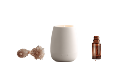 A matte-finished aromatherapy wax warmer, white background --ar 16:9