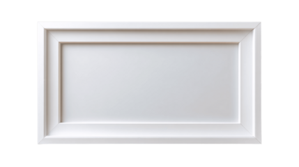 A modern retro photo frame, white background --ar 16:9