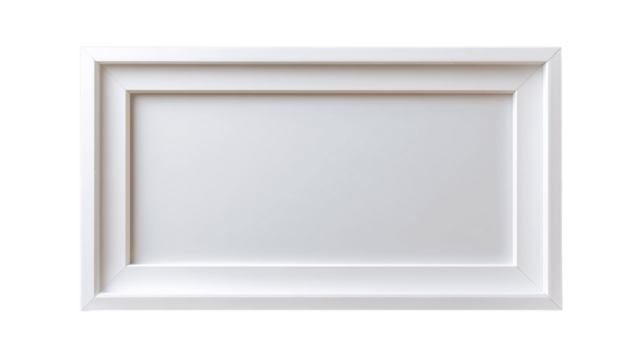 A modern retro photo frame, white background --ar 16:9