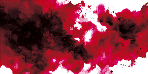 A purple and black backdrop with abundant smoke rising from both the top and bottom corners. abstract vintage randomly painted canvas, fabric with color paint spots and blots texture for design	