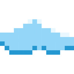 Fototapeta premium Cloud Pixel Art