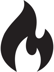 Black Fire Silhouette