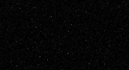 Bokeh Noise Texture Light Dots Over Black Surface Blurred Abstract Background Effect