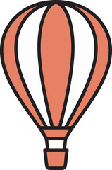 hot air balloon vector illustration © SATHI