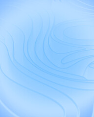 Abstract wavy emission lines wave effect window backdrop. Corporate concept can be used for visuals, AI, presentations and background for web or banner. 3d render