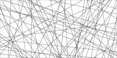 Abstract beautiful perfect random Diagonal lines background. Geometric lines pattern transparent background. Black and white abstract random chaotic liens with business banner design template, vector.