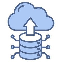 Big Data Blue Icon