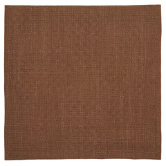 Fototapeta premium Detailed Close-up of a Rustic Copper-Brown Woven Fabric Texture