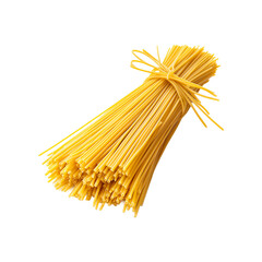 A neatly tied bundle of dry spaghetti noodles png