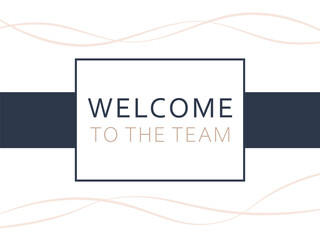 Welcome to the team card, banner 