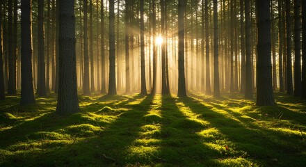 Fototapeta premium morning in the forest
