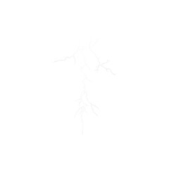 A striking white lightning bolt, intensely illuminating a subtle atmospheric backdrop png