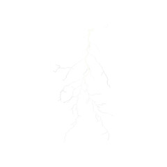 A striking white lightning bolt, intensely illuminating a subtle atmospheric backdrop png