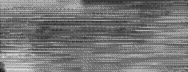 Static and Interference on an Old Television Screen in style y2k brutalism pixel. Monochrome . Black and white.