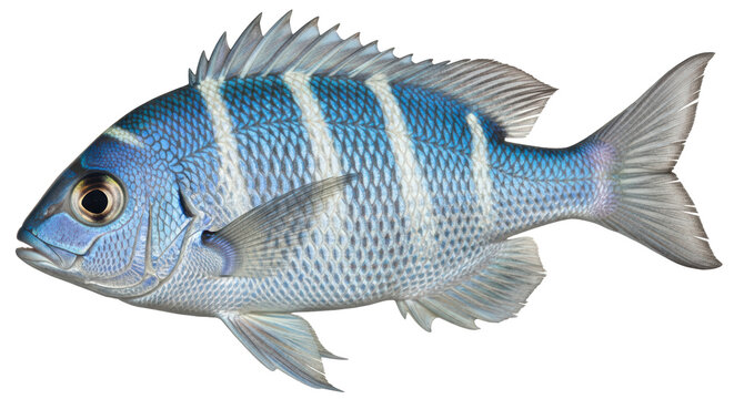 Isolated Blue Fish