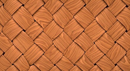 Seamless Sapele Wood Texture Ribbon Grain Deep Brown Hue Luxurious Hardwood Surface