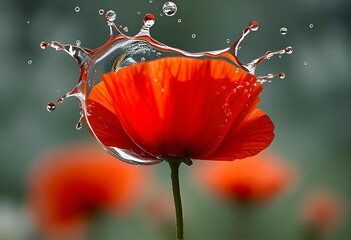 red poppy flower