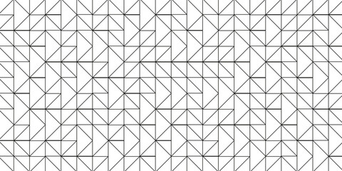 Obraz premium Editable seamless geometric pattern tile with white and grey background