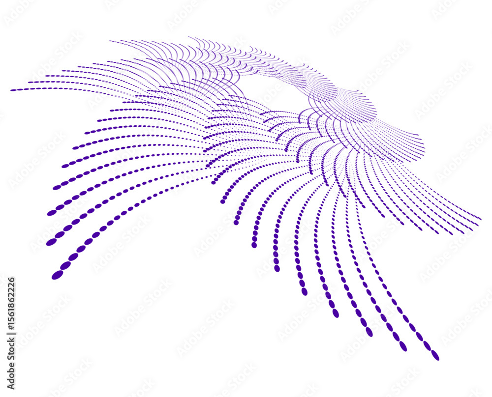 Poster pink flower on white background design element wave lines guilloche curve line background circle for