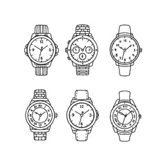 Collection of various watches