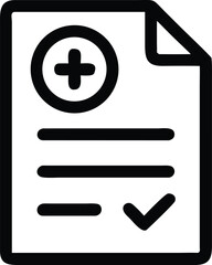 Medical Report Health Document And Checkmark