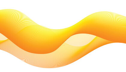 Close-Up Abstract Yellow Orange Wave Background