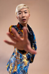 Dramatic Poses in the Studio