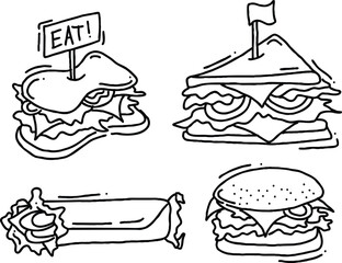 Hand-drawn food illustrations (1)